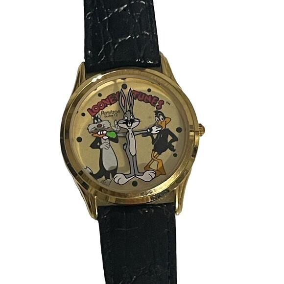 Vintage 1994 Looney Tunes Armitron Bugs Bunny Daffy Duck Sylvester Watch RARE main image 6